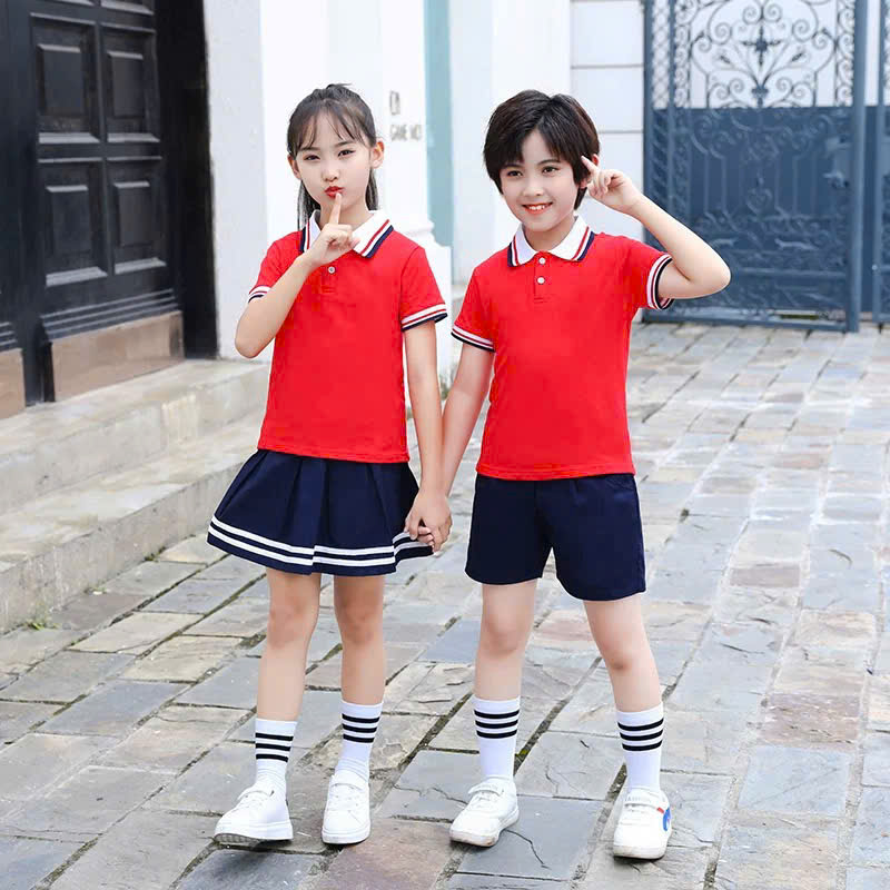 dong phuc mam non do phoi vien dep